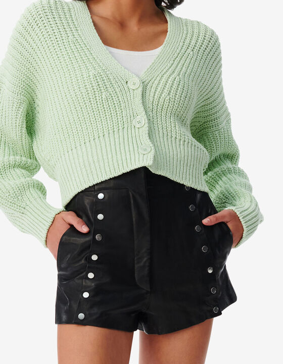 UBERTA OVERSIZED RIBBED CARDIGAN